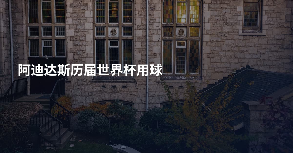 阿迪达斯历届世界杯用球
