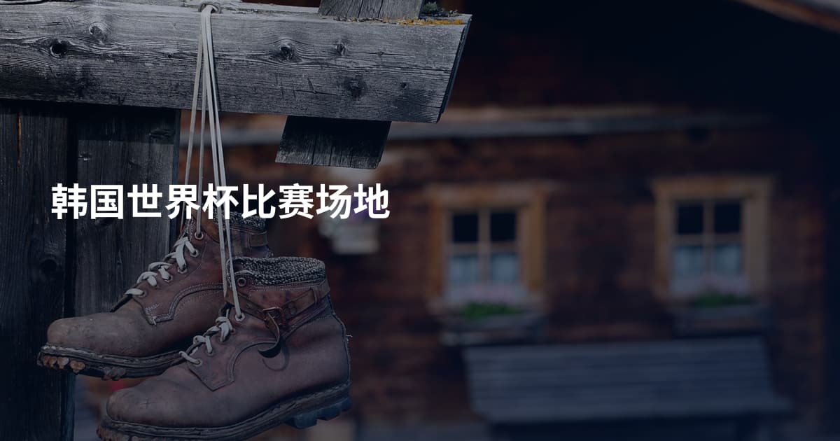 韩国世界杯比赛场地