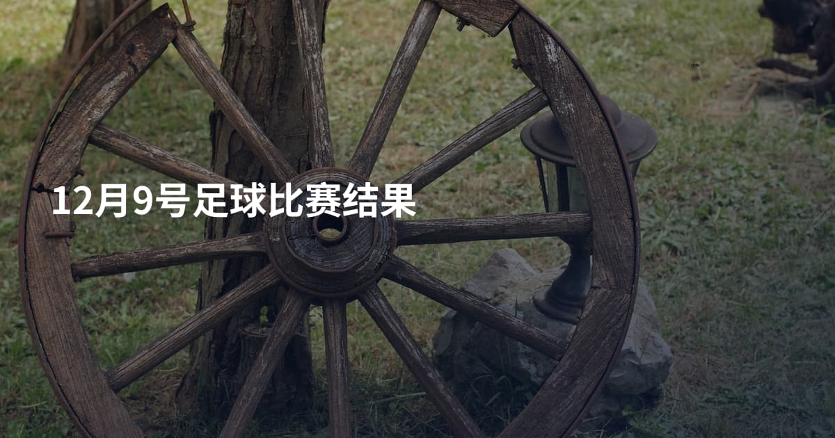 12月9号足球比赛结果