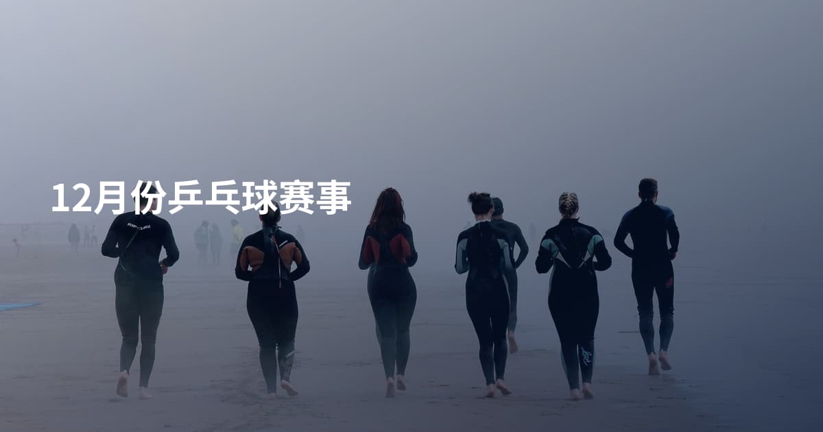 12月份乒乓球赛事