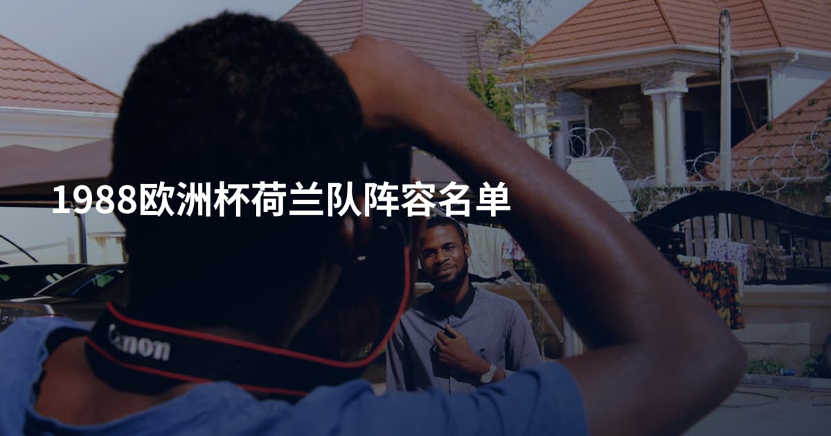 1988欧洲杯荷兰队阵容名单