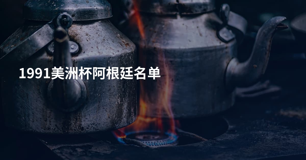 1991美洲杯阿根廷名单
