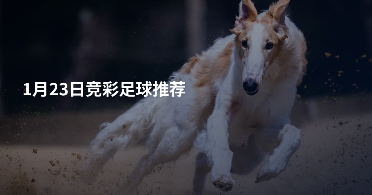 1月23日竞彩足球推荐