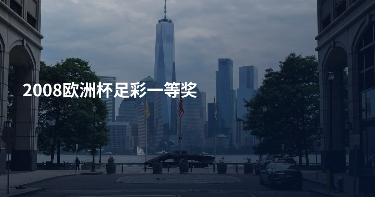 2008欧洲杯足彩一等奖