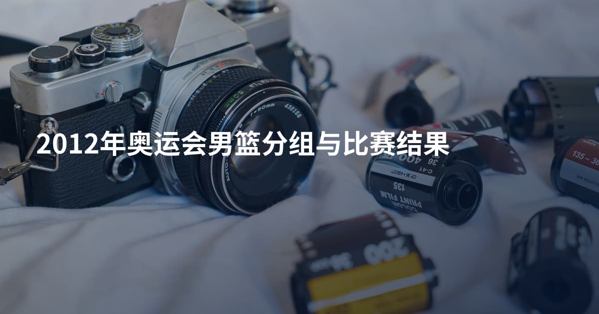 2012年奥运会男篮分组与比赛结果