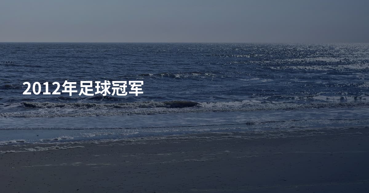 2012年足球冠军