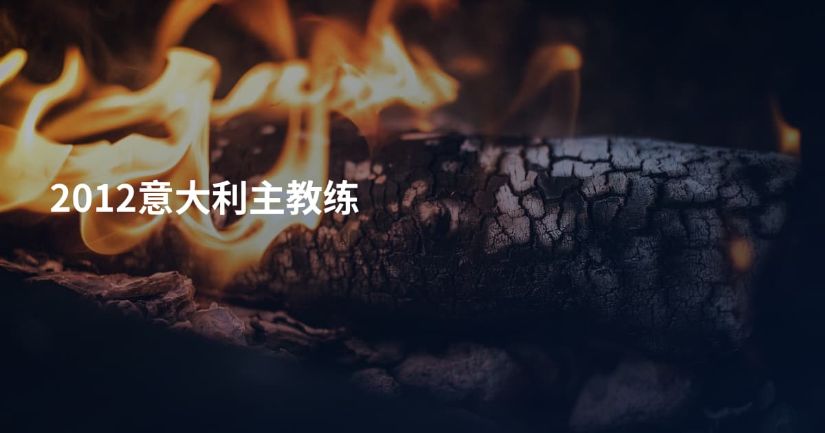 2012意大利主教练