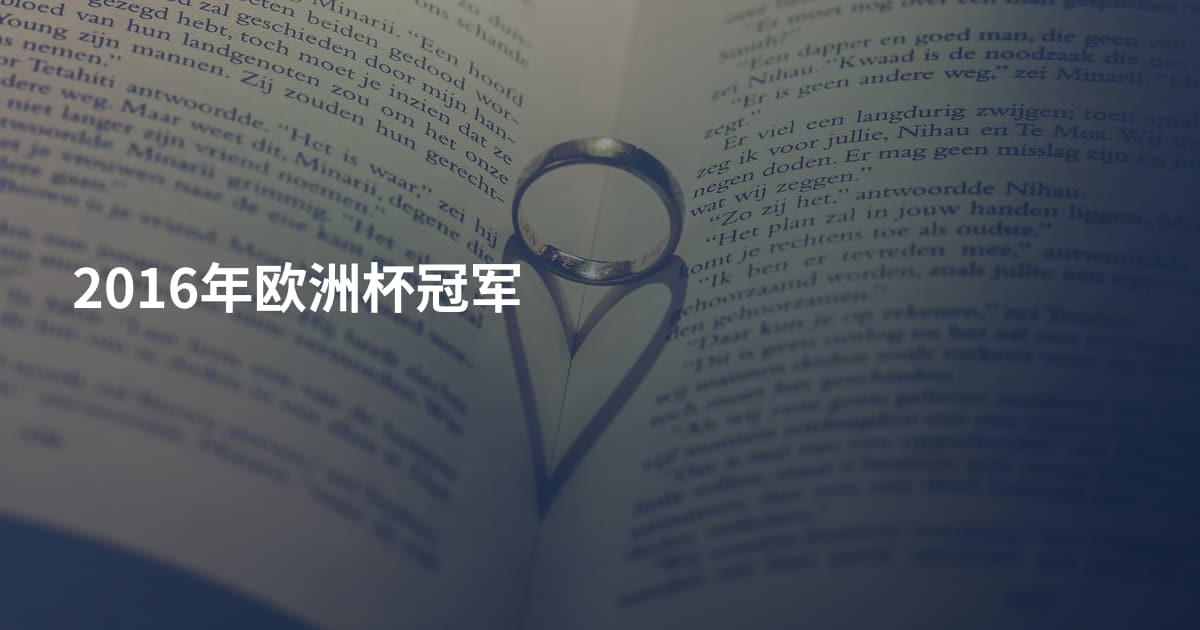 2016年欧洲杯冠军