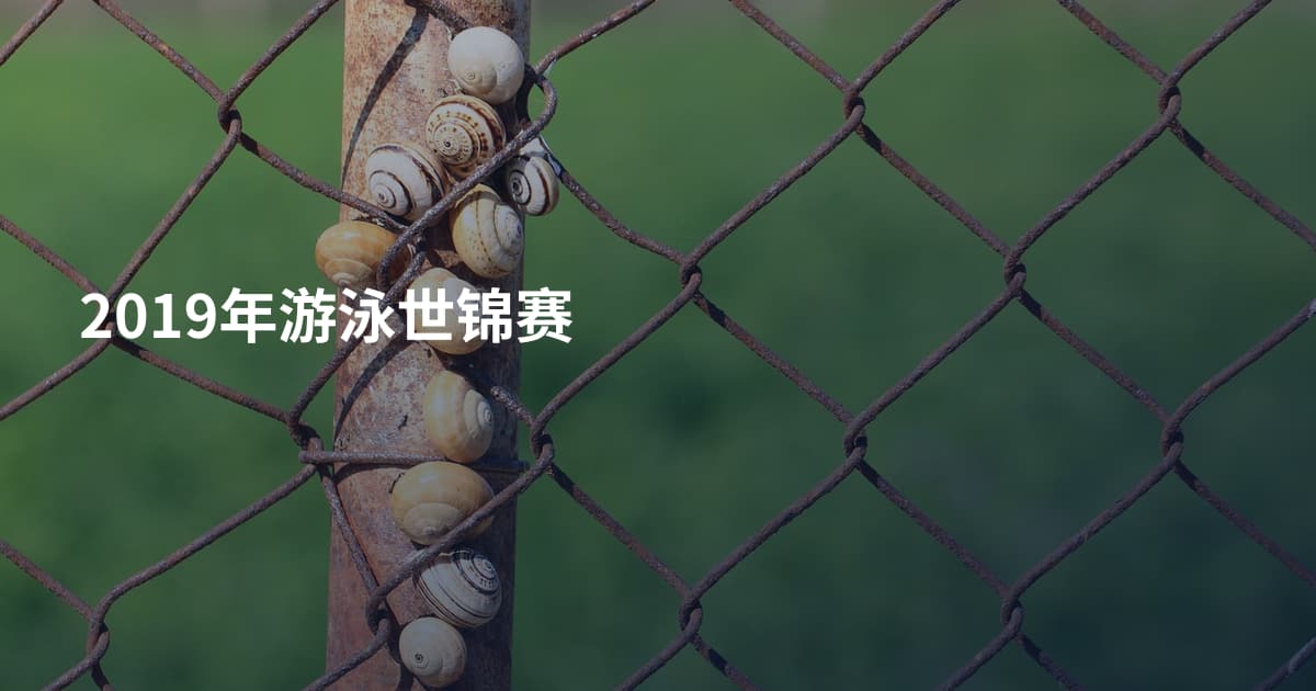 2019年游泳世锦赛