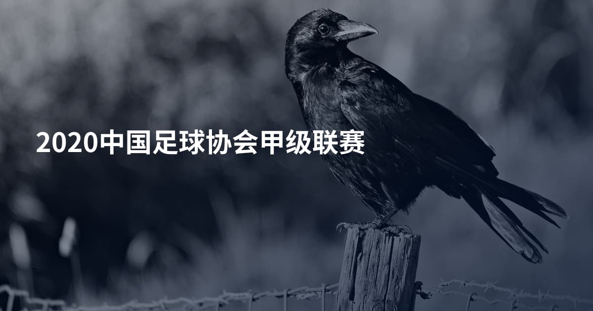 2020中国足球协会甲级联赛