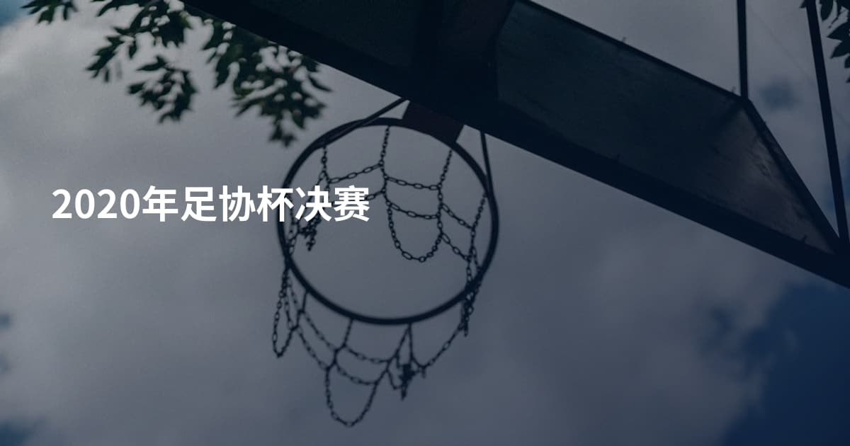 2020年足协杯决赛