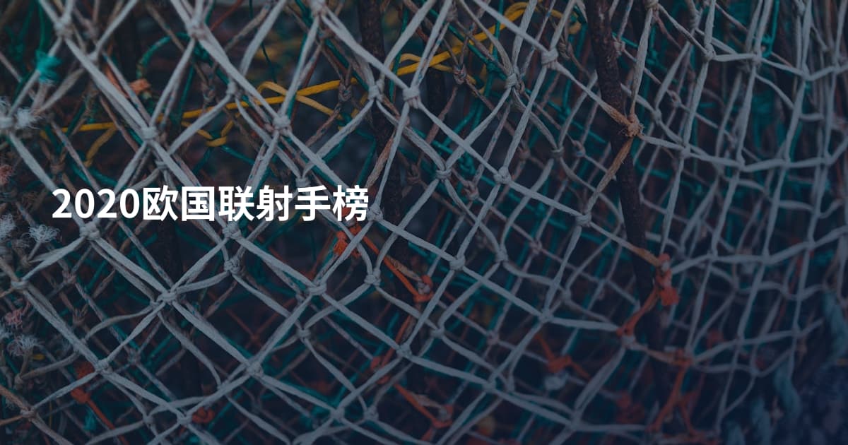2020欧国联射手榜