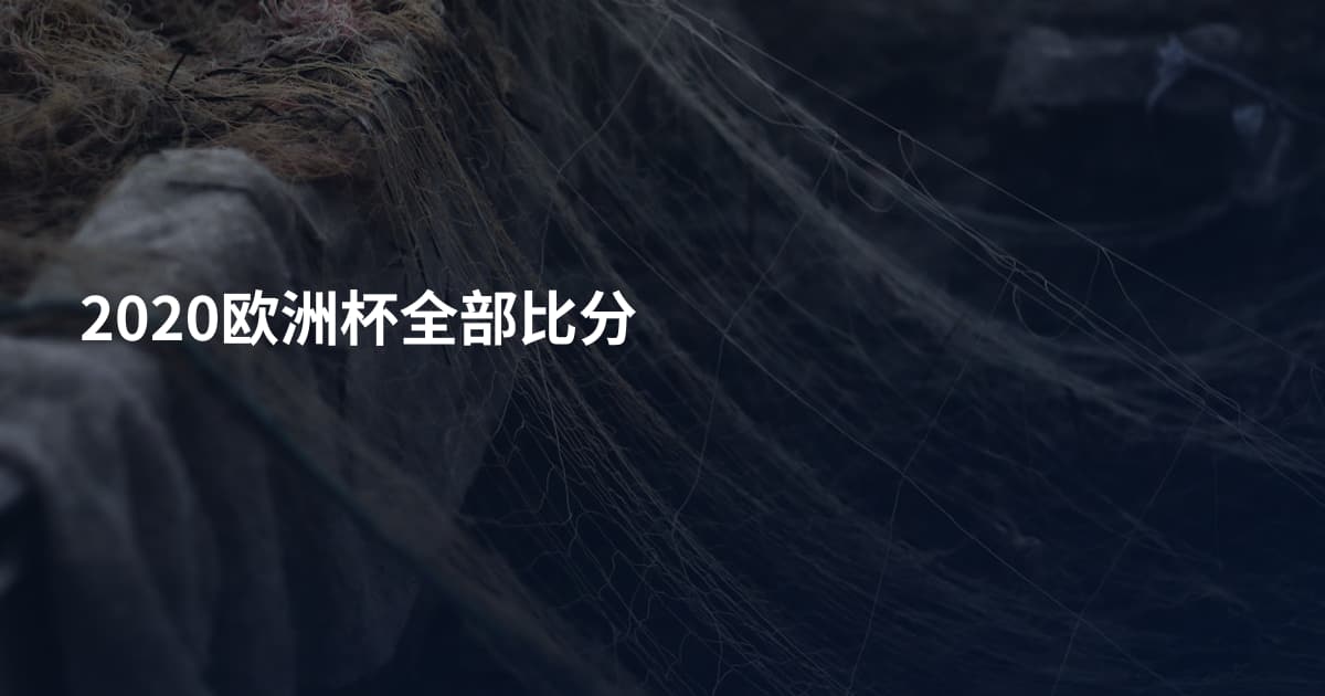 2020欧洲杯全部比分