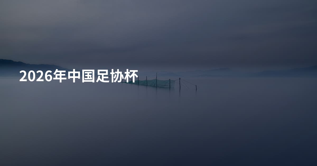 2026年中国足协杯