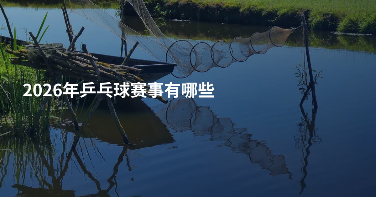 2026年乒乓球赛事有哪些