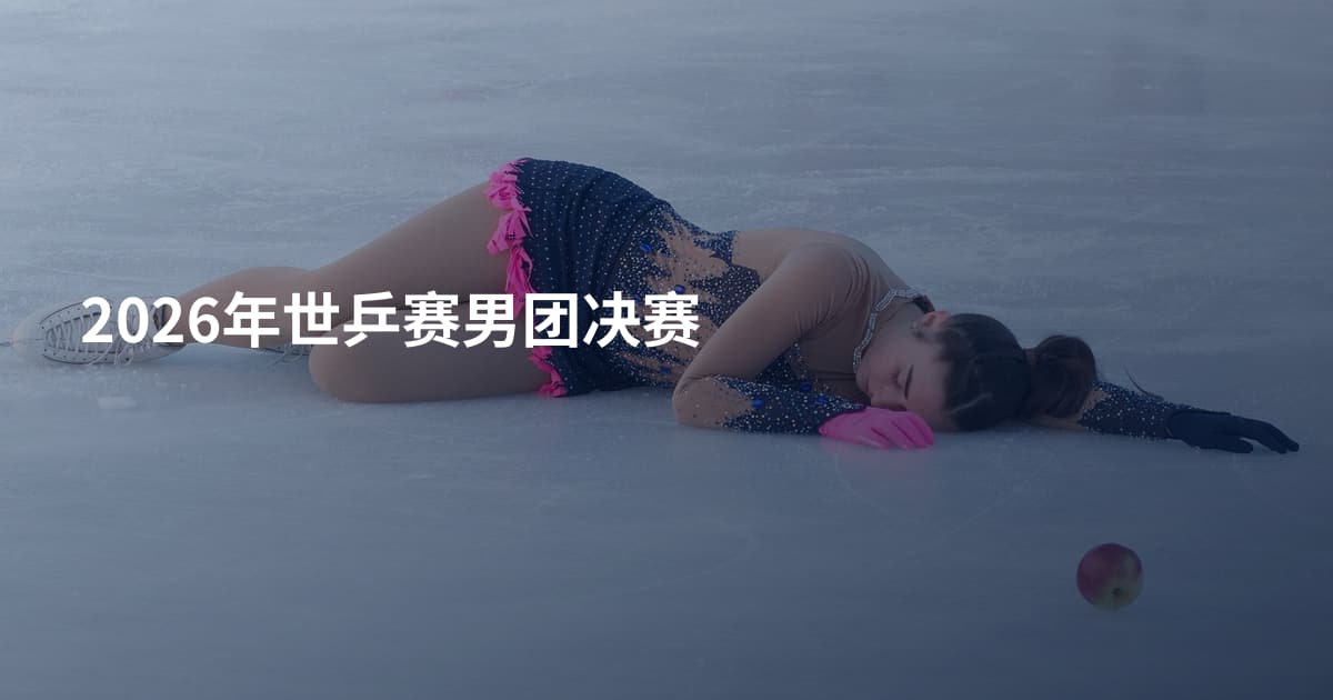 2026年世乒赛男团决赛