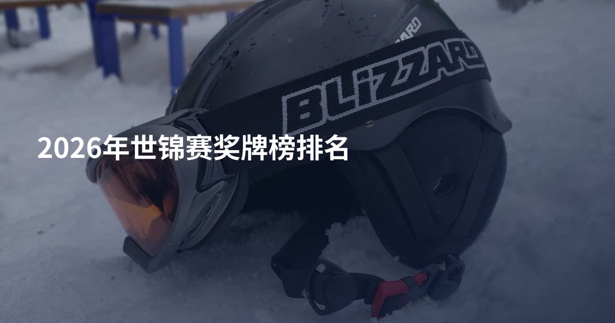 2026年世锦赛奖牌榜排名