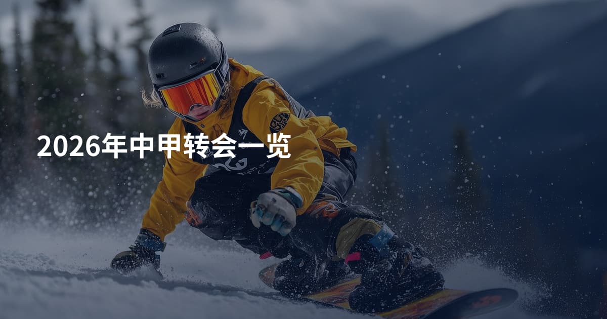 2026年中甲转会一览