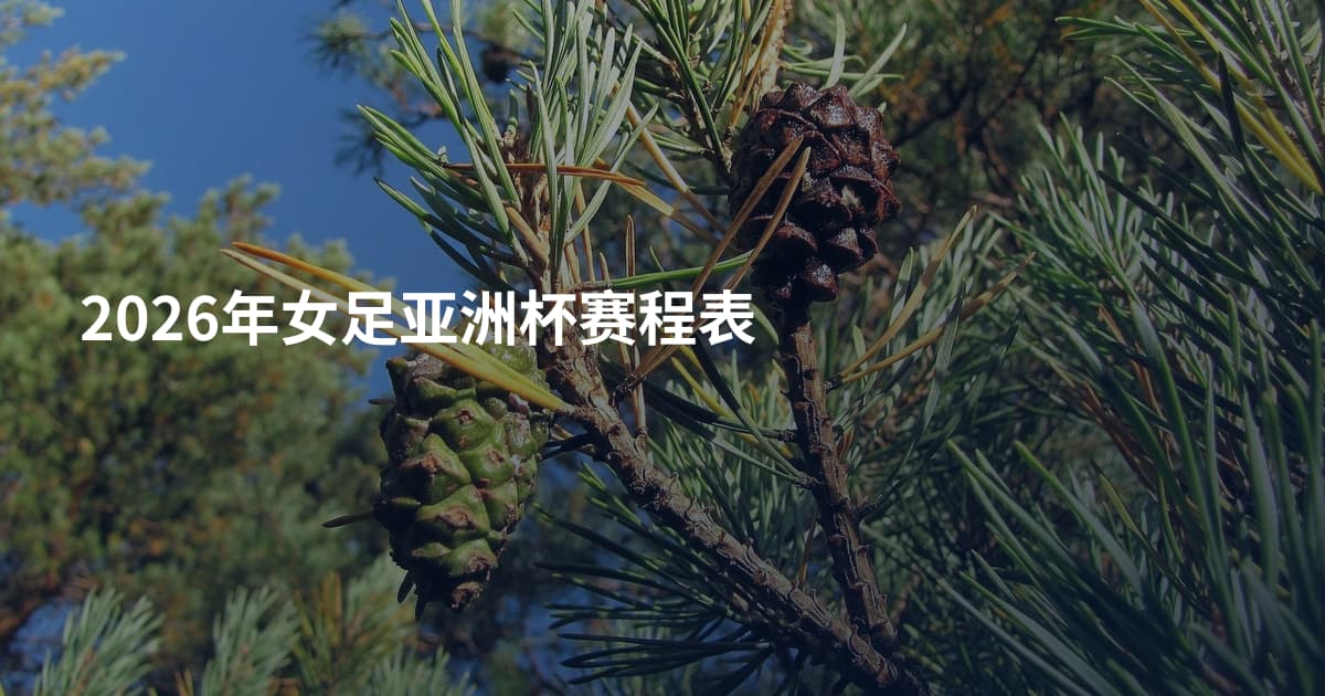 2026年女足亚洲杯赛程表