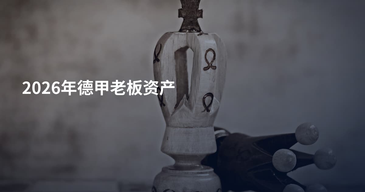 2026年德甲老板资产
