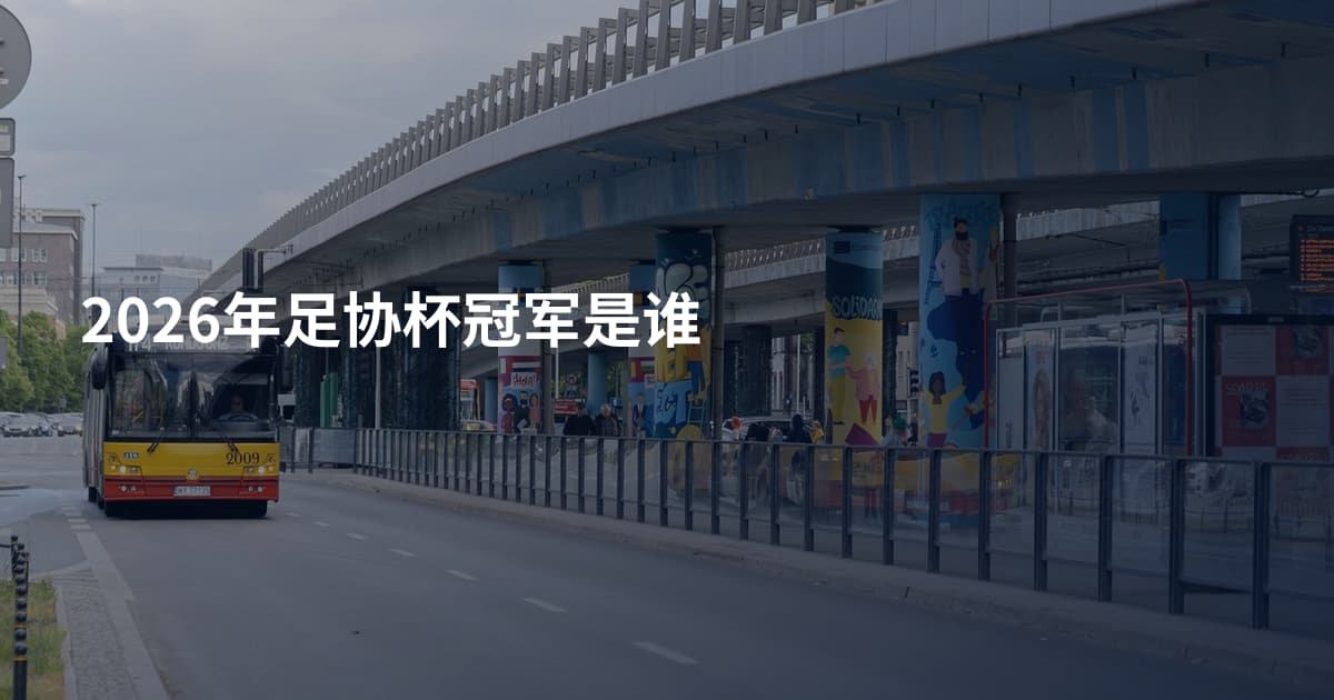 2026年足协杯冠军是谁