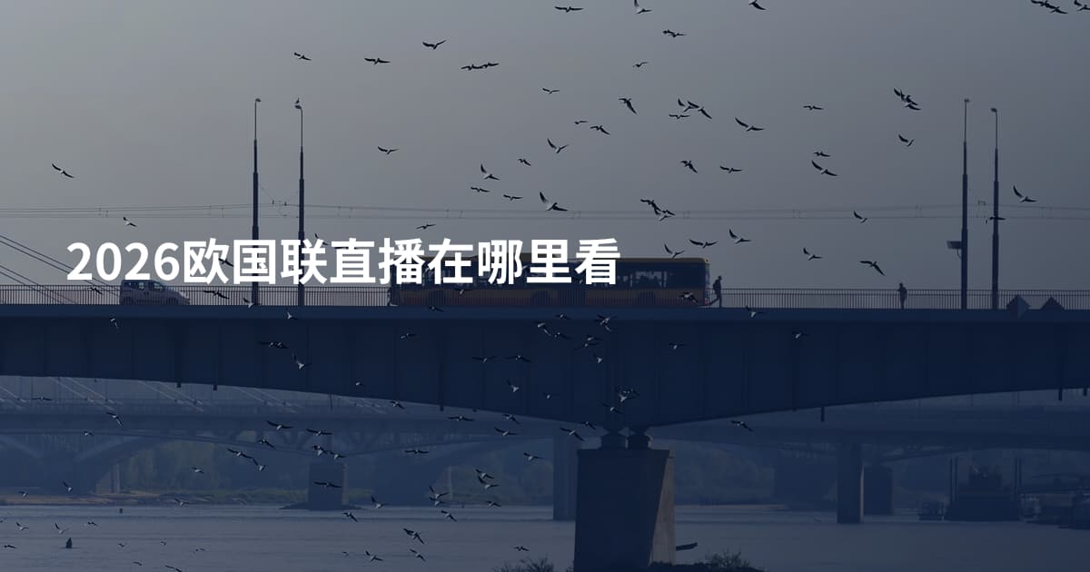 2026欧国联直播在哪里看