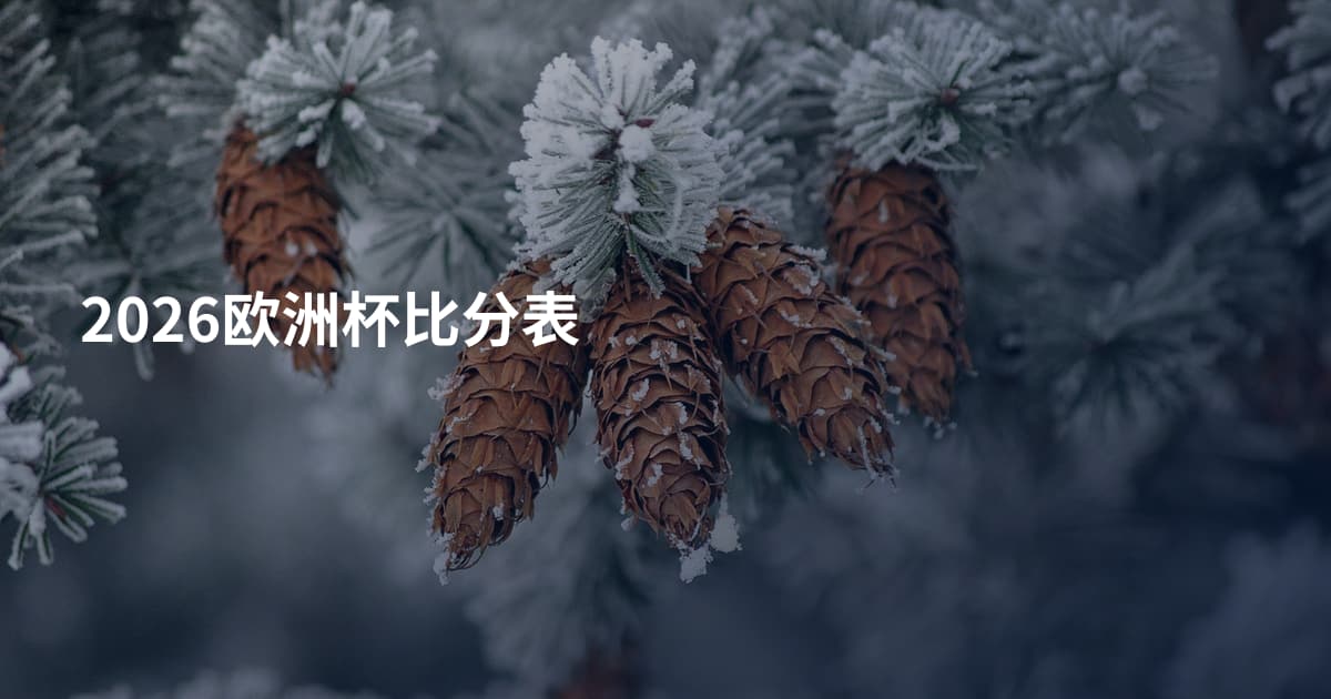 2026欧洲杯比分表