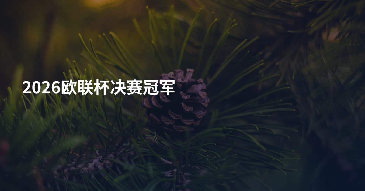 2026欧联杯决赛冠军