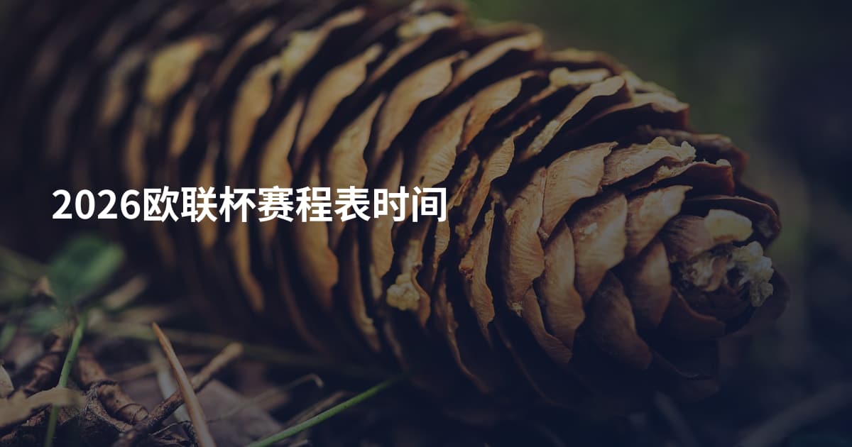 2026欧联杯赛程表时间