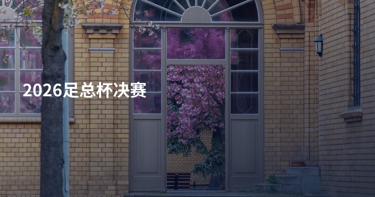 2026足总杯决赛