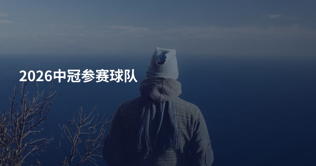 2026中冠参赛球队