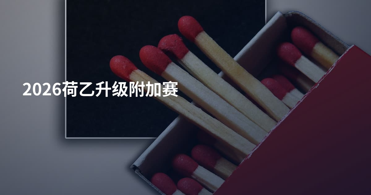 2026荷乙升级附加赛