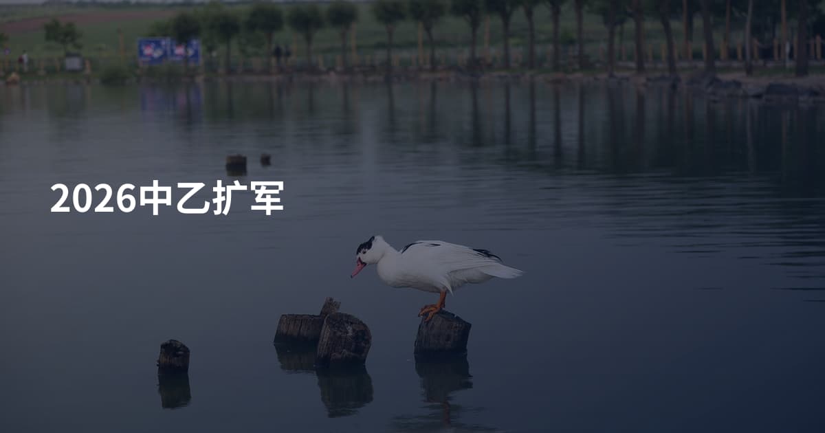 2026中乙扩军