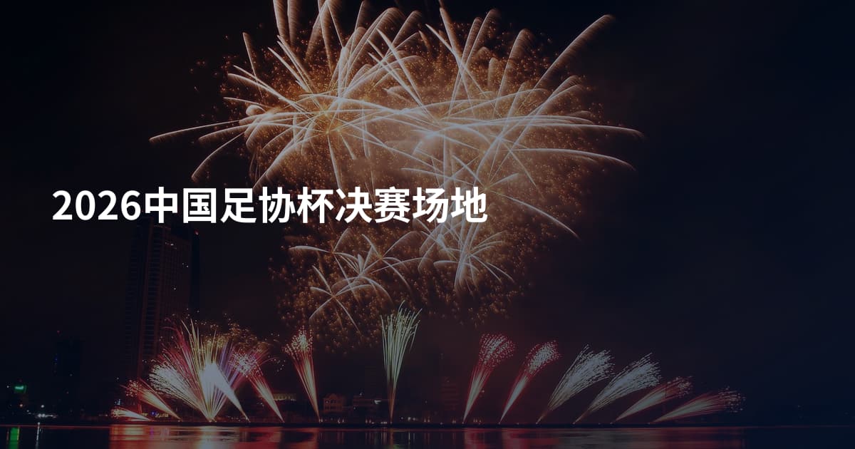 2026中国足协杯决赛场地