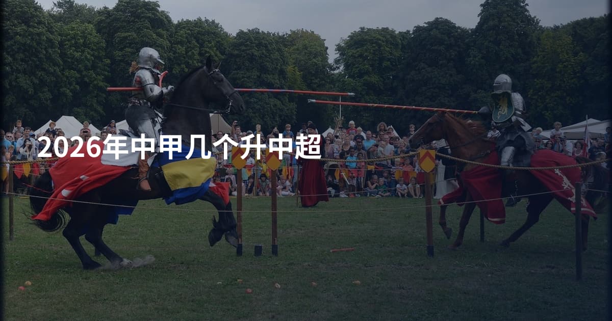 2026年中甲几个升中超