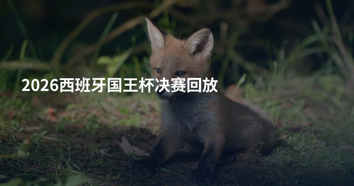 2026西班牙国王杯决赛回放