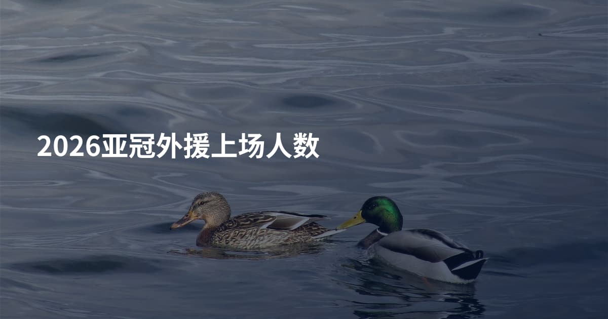 2026亚冠外援上场人数