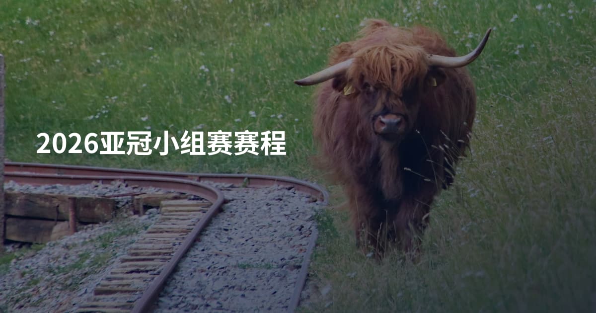2026亚冠小组赛赛程