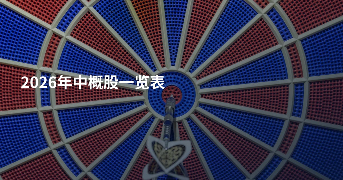 2026年中概股一览表