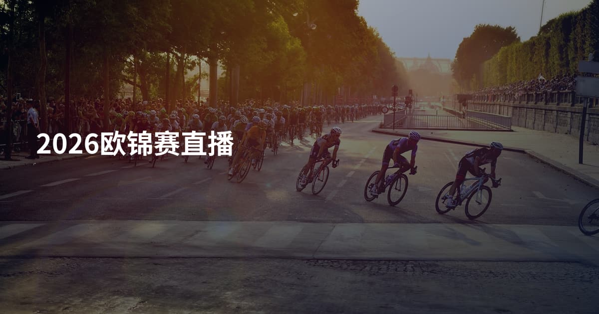 2026欧锦赛直播