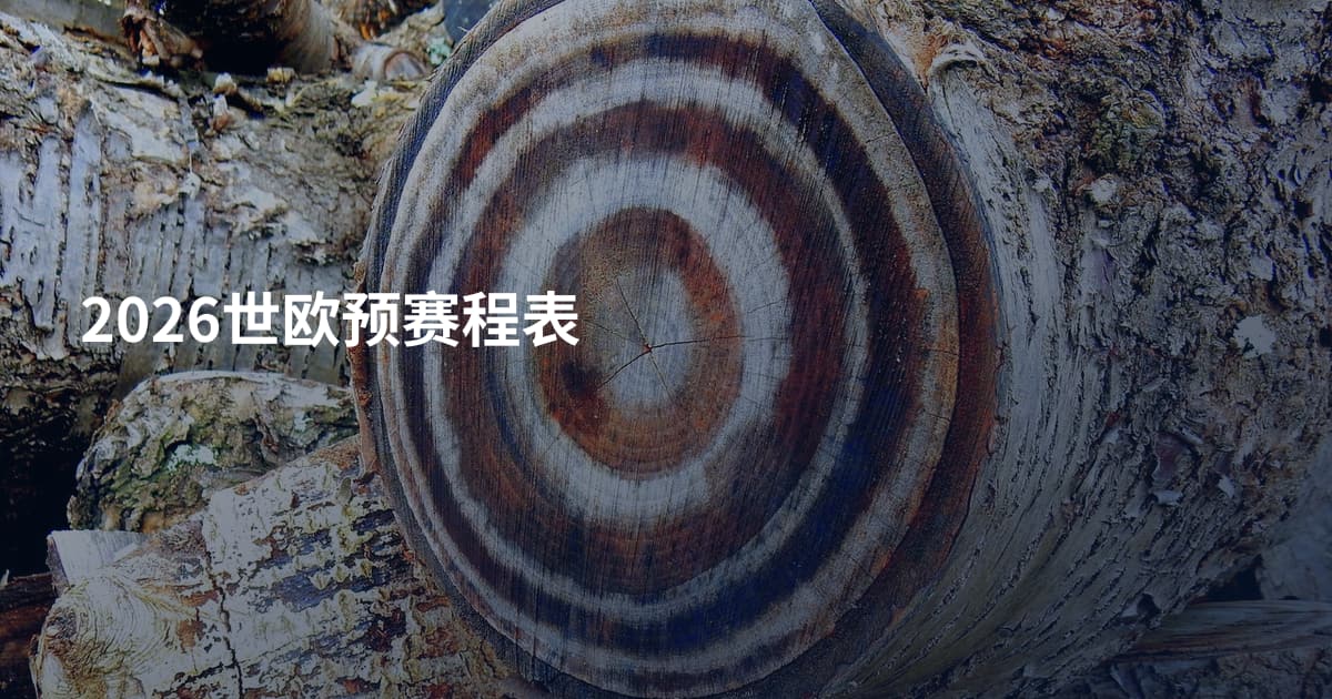 2026世欧预赛程表