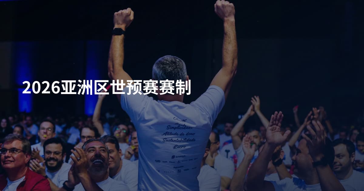 2026亚洲区世预赛赛制