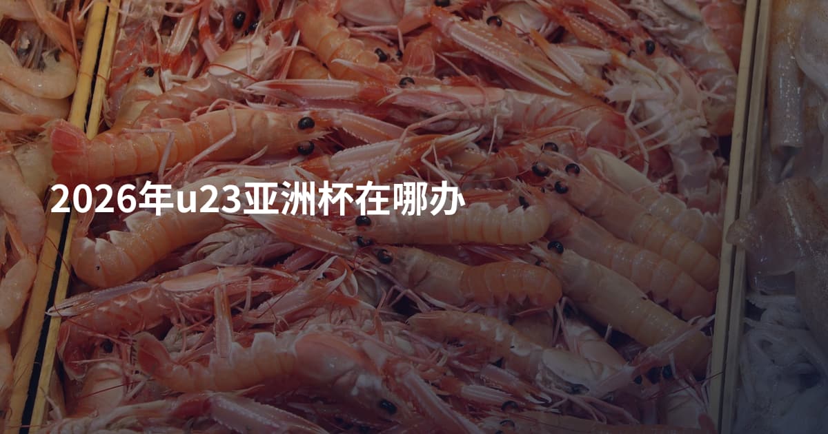 2026年u23亚洲杯在哪办