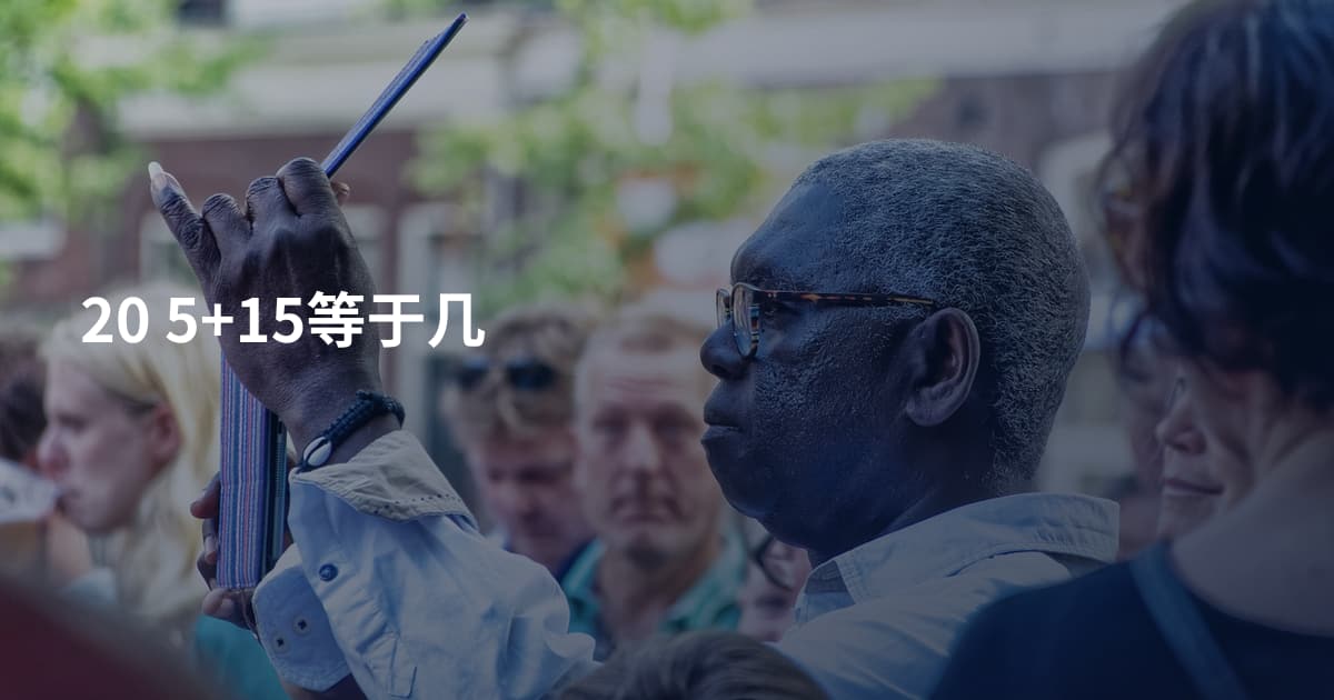 20 5+15等于几