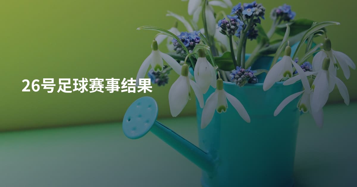 26号足球赛事结果