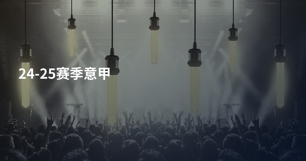 24-25赛季意甲