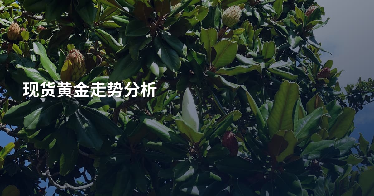 现货黄金走势分析