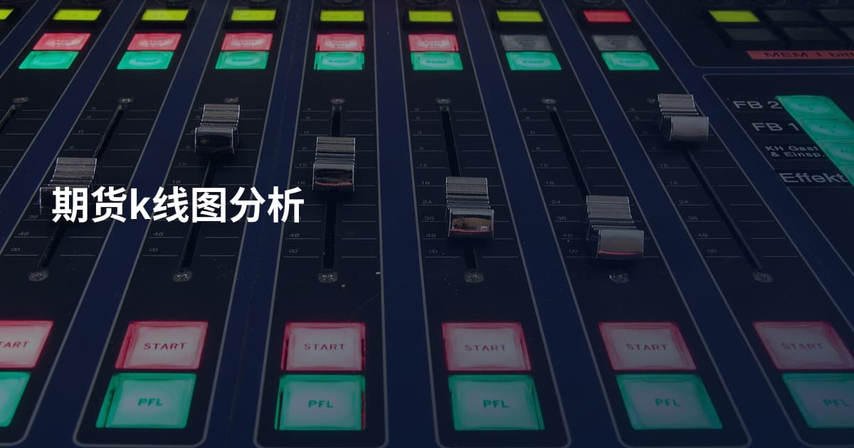期货k线图分析