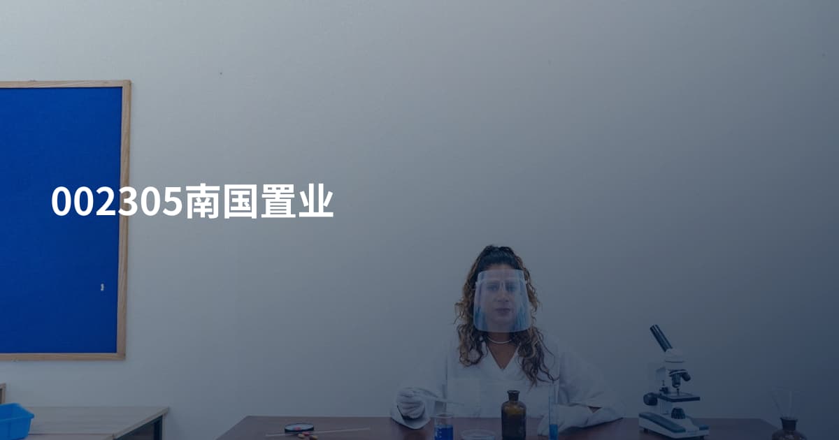 002305南国置业