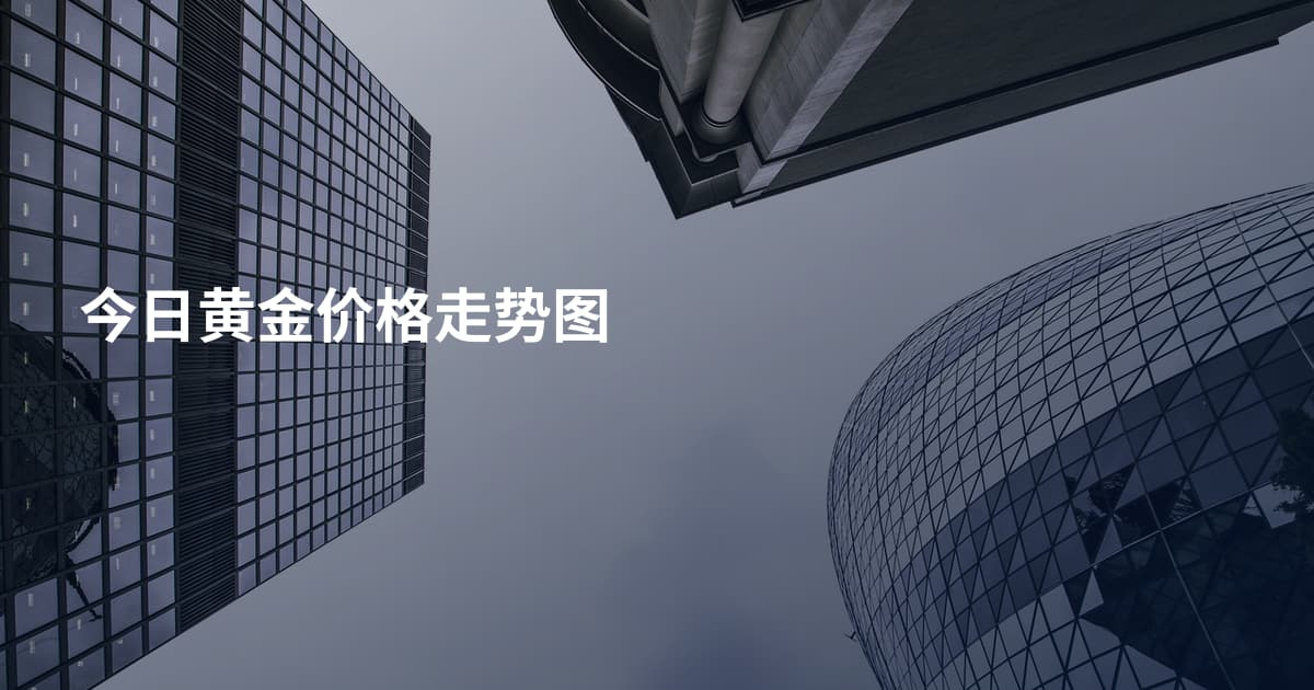 今日黄金价格走势图